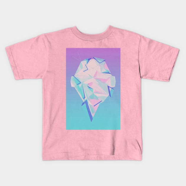 Crystal Human Kids T-Shirt by roo.